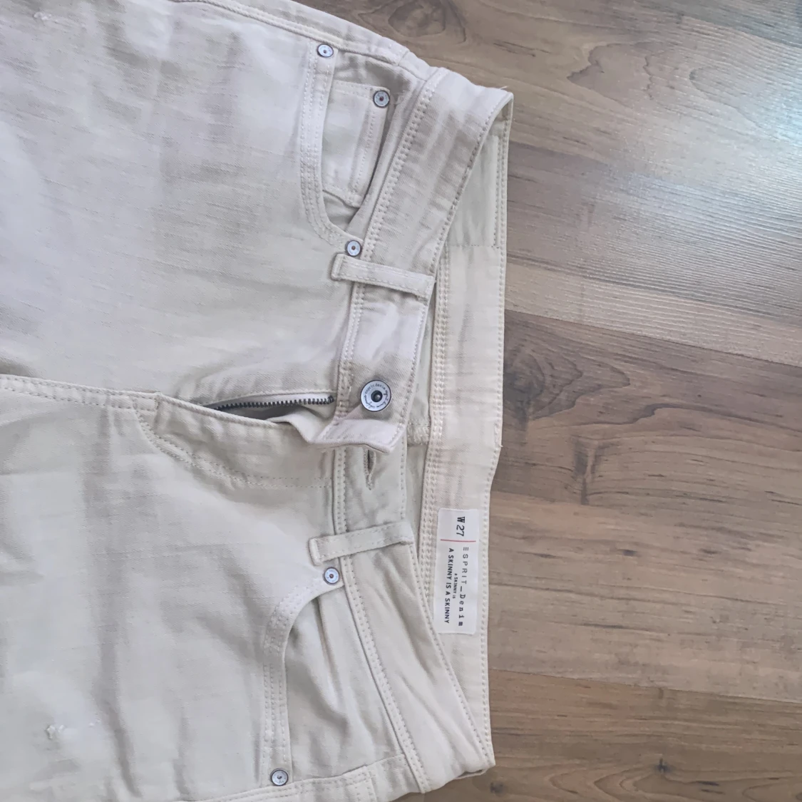 Vit beige jeans  - 90