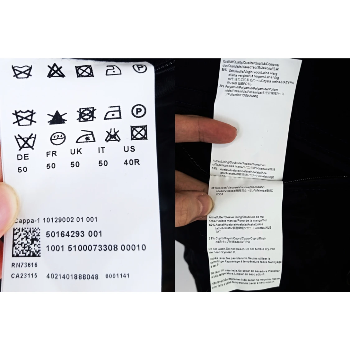 Hugo Boss Peacoat - 91