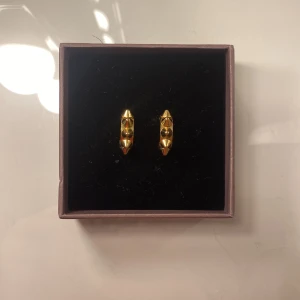 Edblad örhängen  - Säljer dessa guld Edblad örhängen då jag har köpt silver istället💗 Använda ca 2 ggr och de är även avtorkade med desinfektionsmedel💗 Skriv ifall du vill ha fler bilder eller mer info!💗