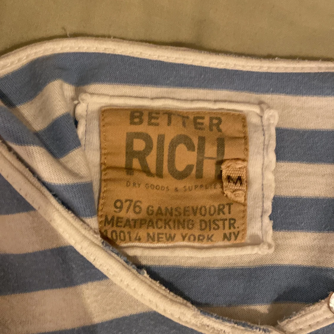 blå vit randig tröja - 91