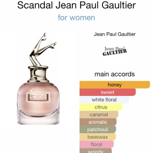 Jean paul gaultier Scandal Perfume - Säljer denna otroligt goda parfym då jag har två av den! Har endast sprayat denna max 3 gånger så den är iprincip helt oanvänd.   Skriv till mig privat så skickar jag bilder på att jag har den då dessa är ifrån google! Kan även beskriva doften privat 🤍🥰
