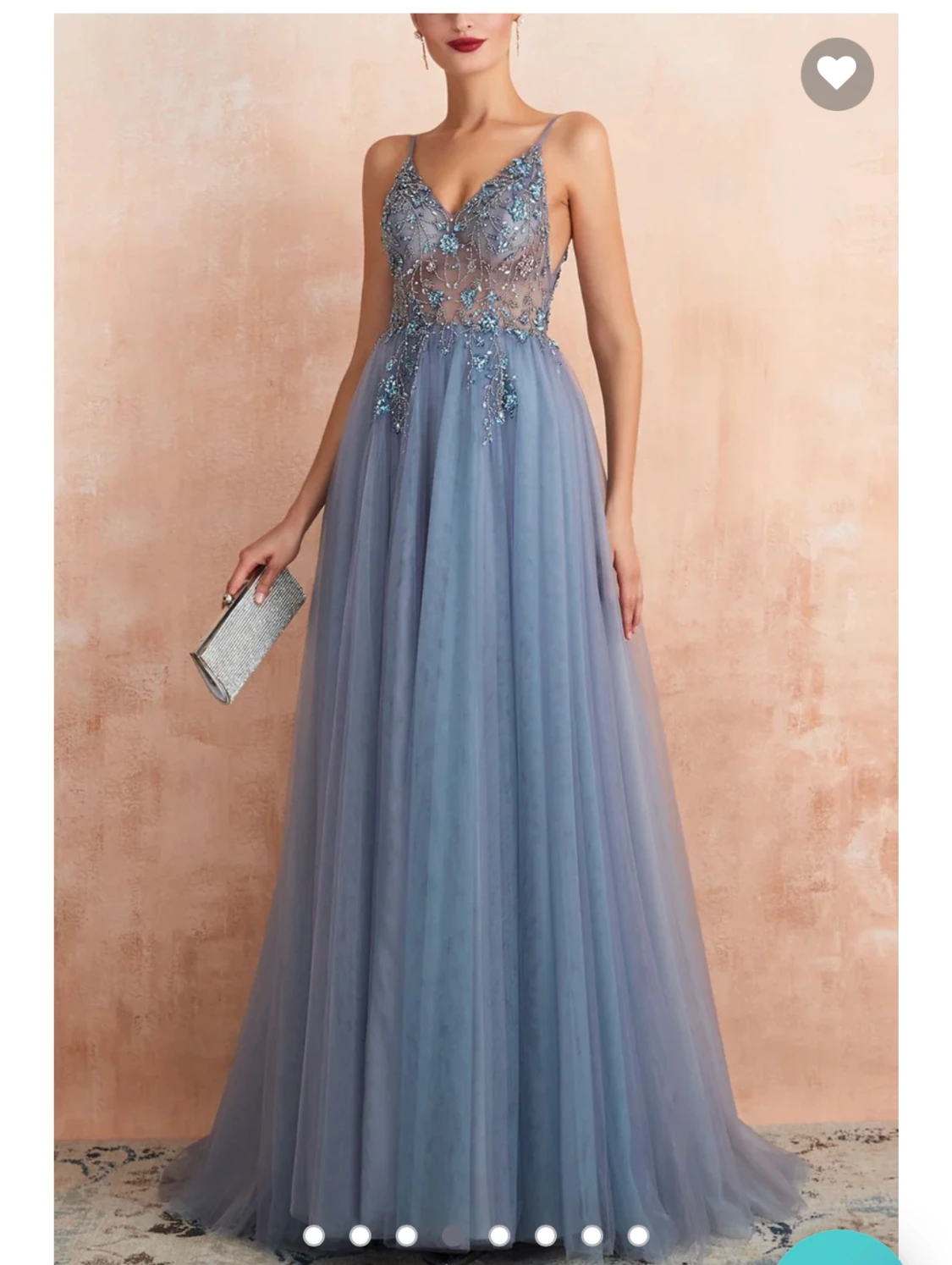 Blå klänning  - 90