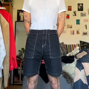 Reverse stitch black shorts from weekday - weekday shorts size 46 whatever that means. fits like a 30 in waist