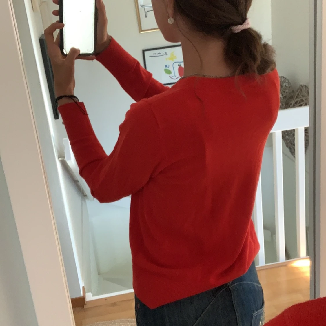 Jötte fin röd tröja - 91