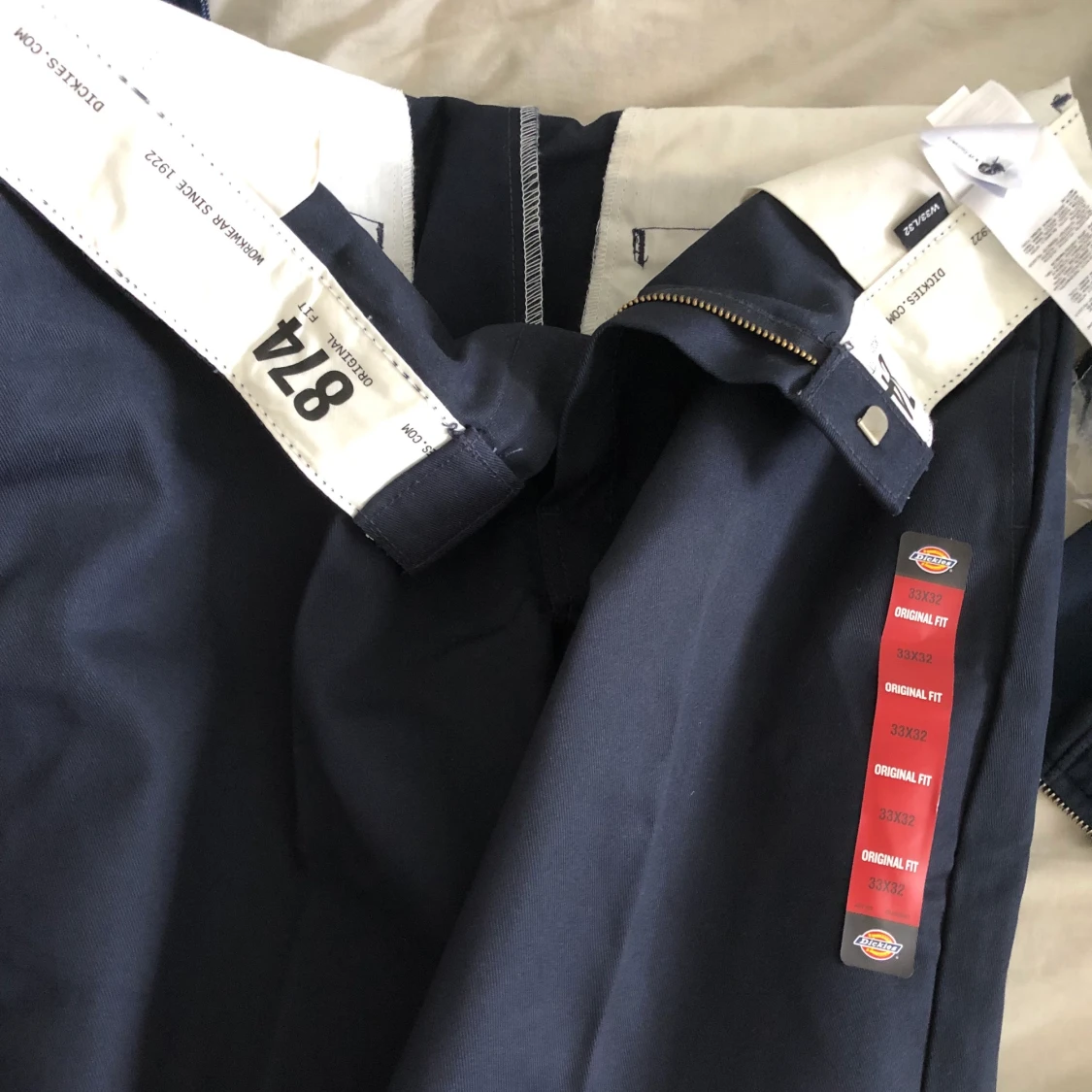 Marinblå dickies W33/L32 - 91