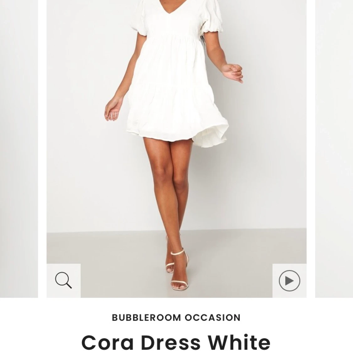 Vit studentklänning  - 91