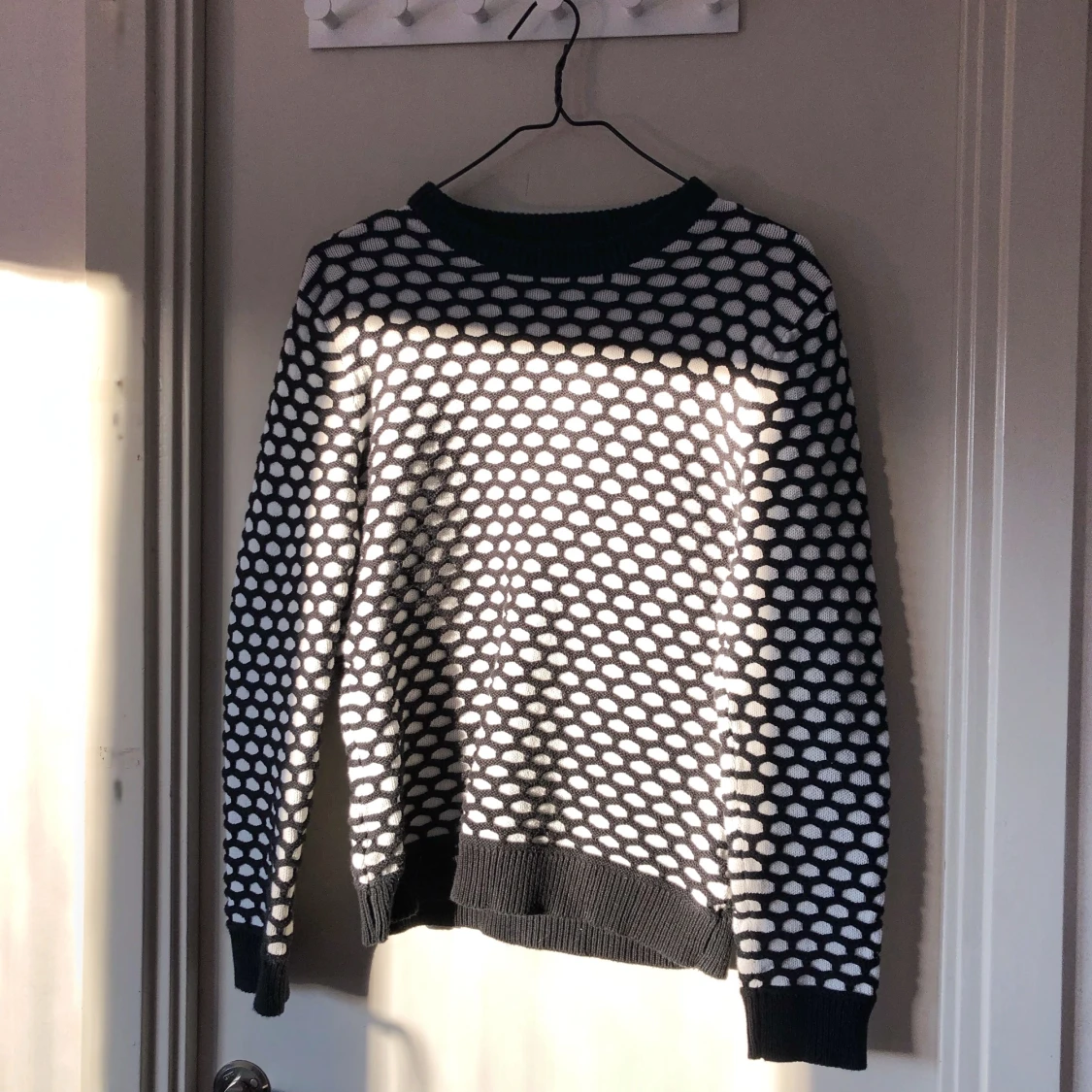 Mönstrad tröja / bomull / H&M / Strl XS