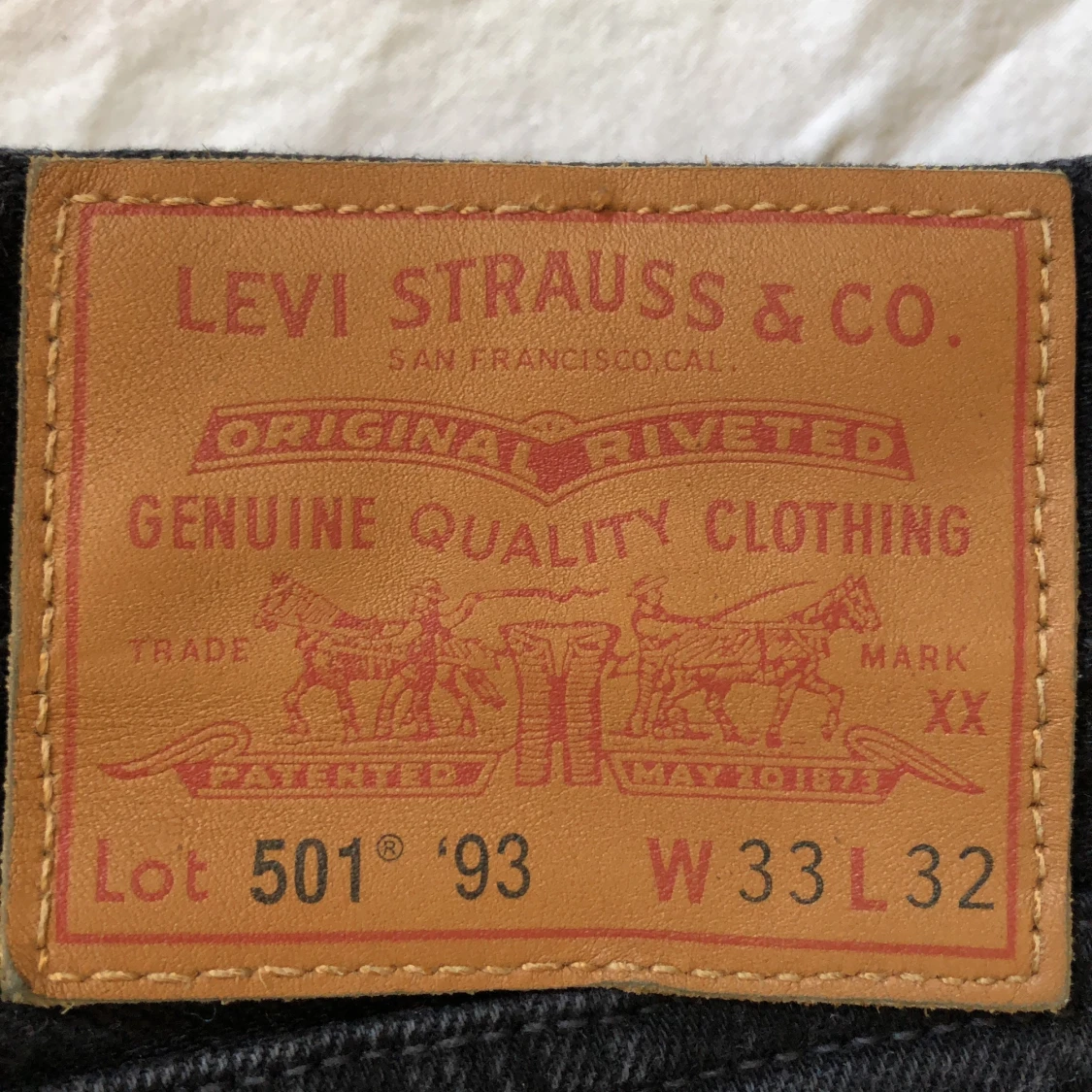 Levi’s Jeans 501:or 33/32 - 91