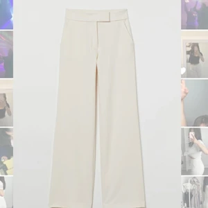 Kostymbyxor  - Superfina vita kostymbyxor i stretchig tyg! Formar kroppen och rumpan perfekt men de börjar bli för små för mig😅