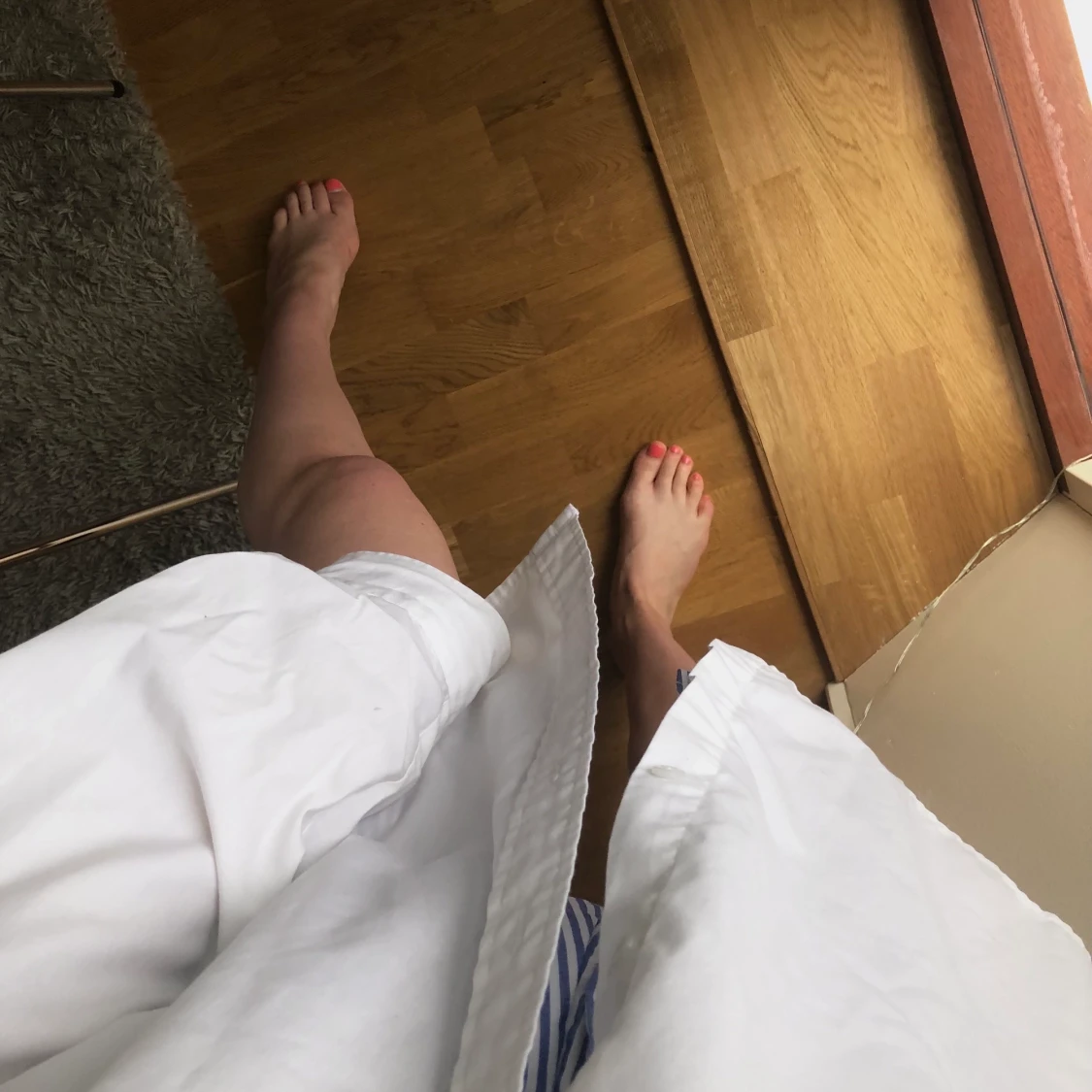 Oversized vit skjorta  - 90