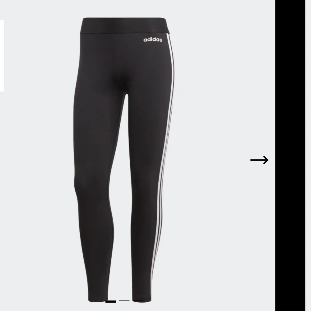 Detta är ett par adidas tights. Dessa tights har använts ett par gånger nu. Köpte tightsen för 400 kr och säljer dem nu för 150 kr. Tightsen är i storlek S. Hör av er om ni har frågor angående pris, leverans eller annat!💕. Jeans & Byxor.