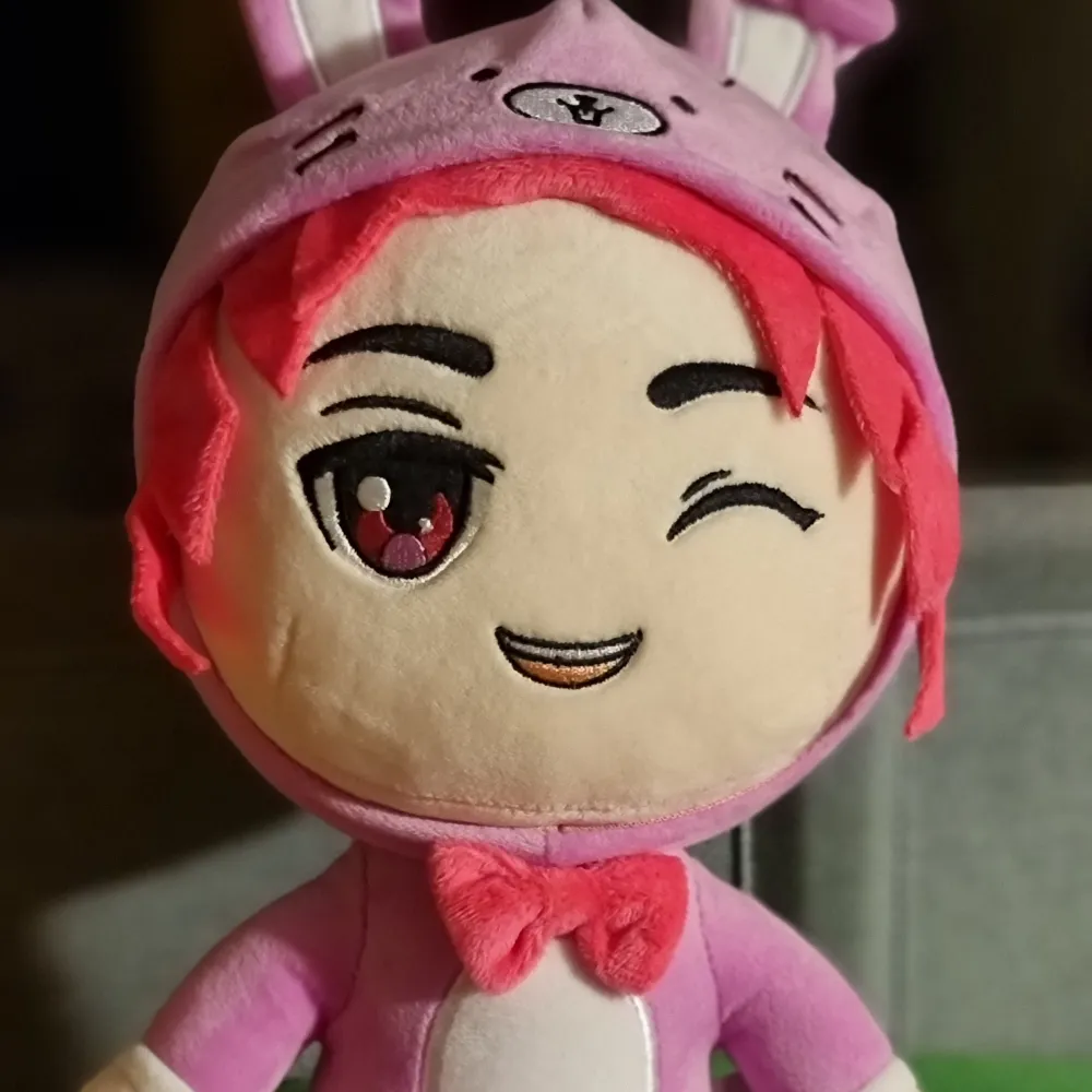 This is a inquisitormaster plushie, its very rare and ive had it for a while. Im not a fan of them anymore no im selling my old plushies. U can probably nock me down with the price, i talk swedish and english. If u have any questions id be happy to hear:). Övrigt.