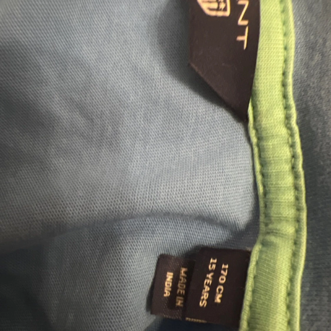 Blå gant t-shirt  - 90