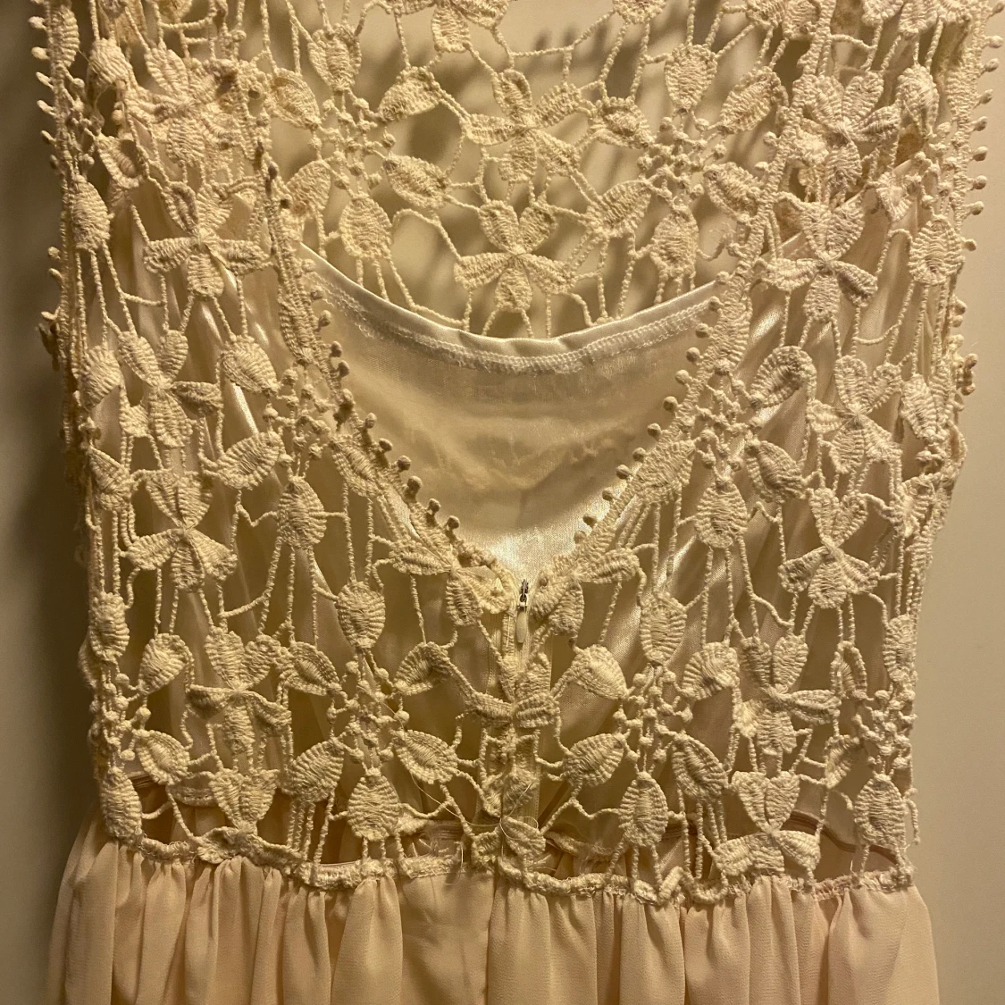 Beige långklänning - 91