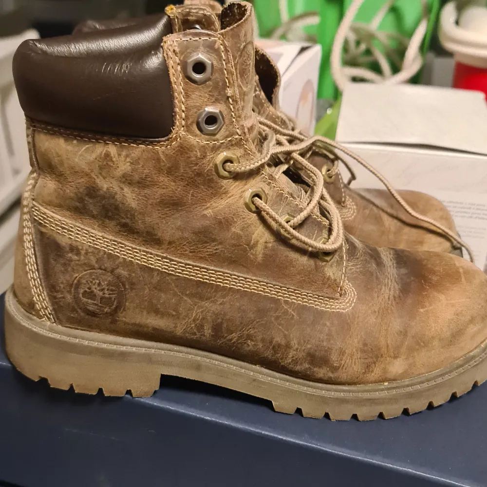 Timberland st 38 använd bara en gång.som ny . Skor.