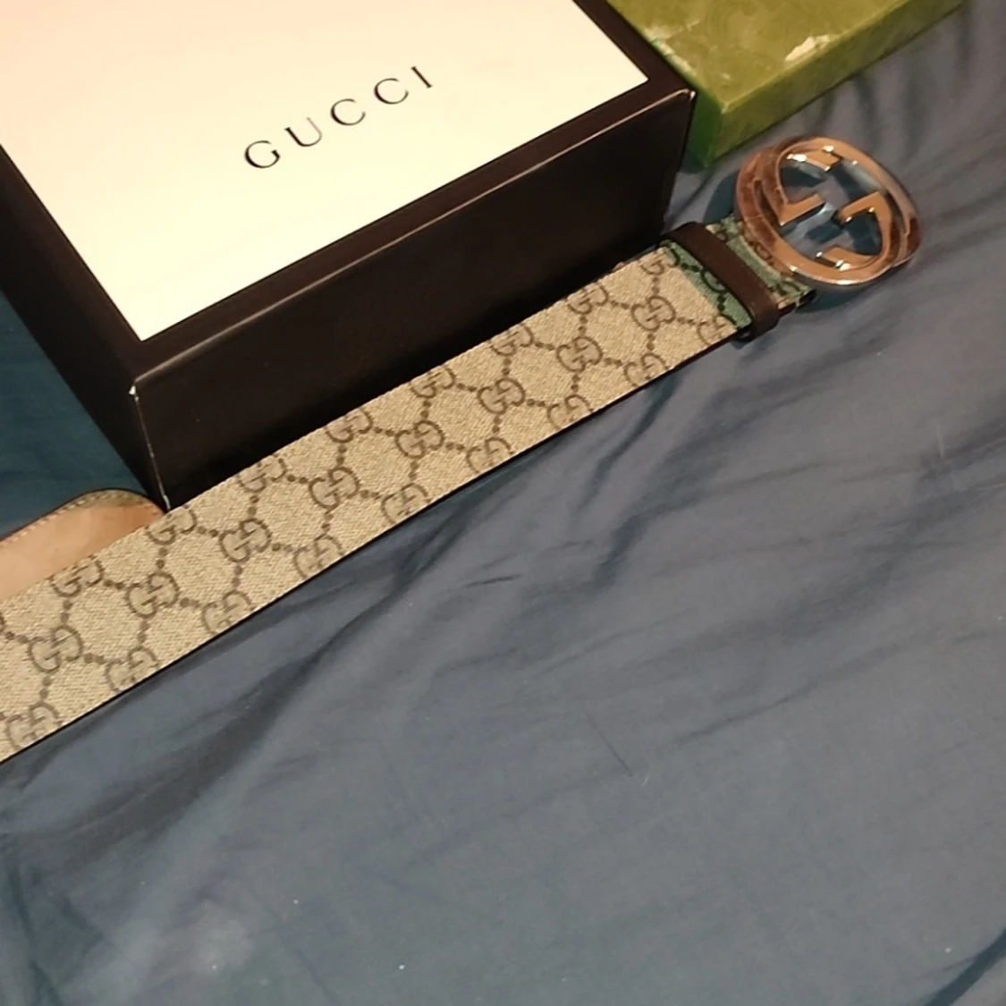 Gucci skärp äkta