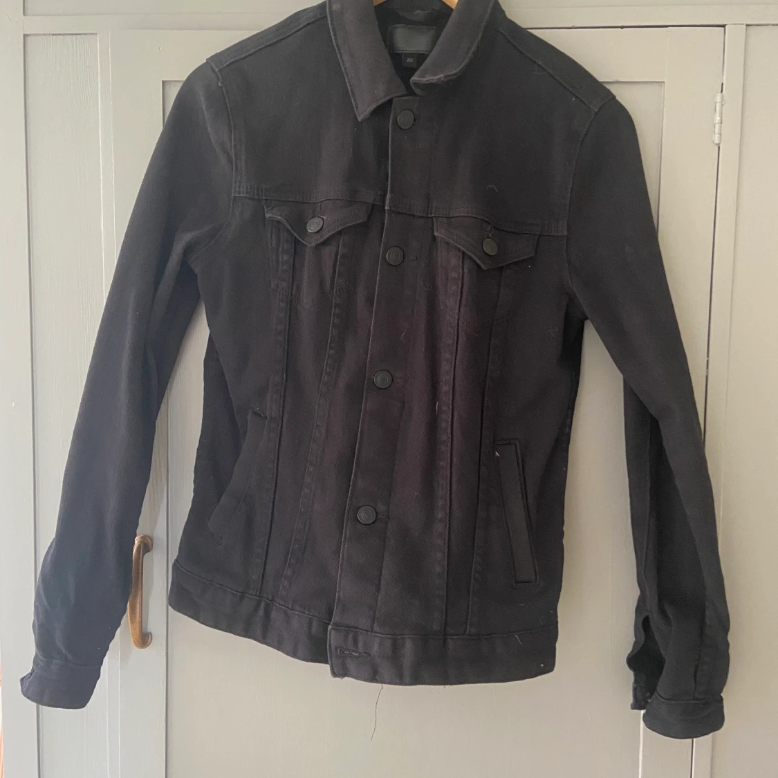 Svart jeans jacka stl 2xs