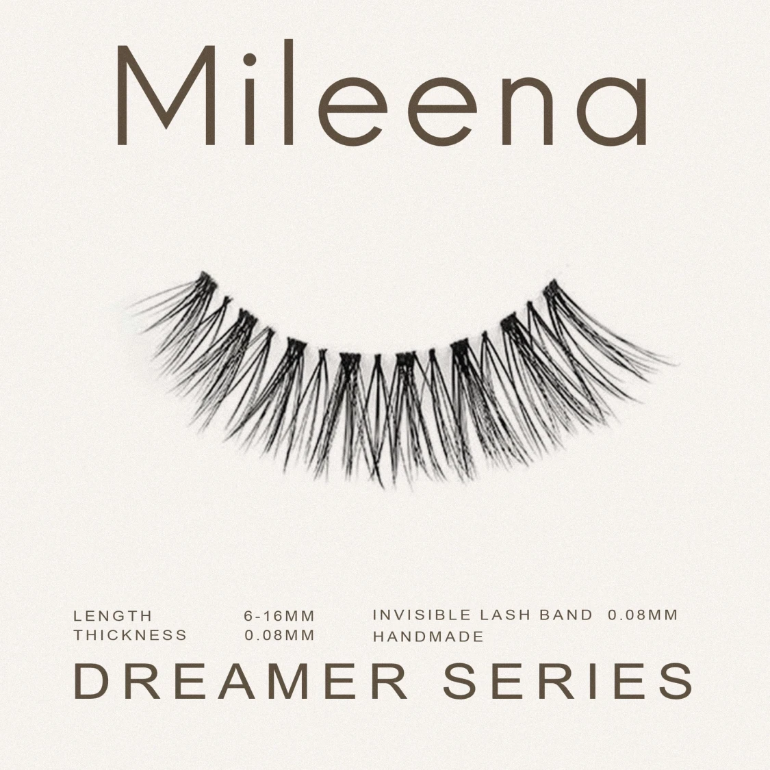 Mileena naturella fransar - 90