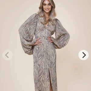 Adoore Postiano dress zebra - HELT NY!! (Lappar kvar) Ej använd bara provad. Strl 34. Säljes pga lite för liten och köpt en 36. Därav ej fler bilder med den på🧡 helt slutsåld på hemsidan. Lappar kvar på därav samma pris som ordinarie. Den skickas annars tillbaka på söndag!