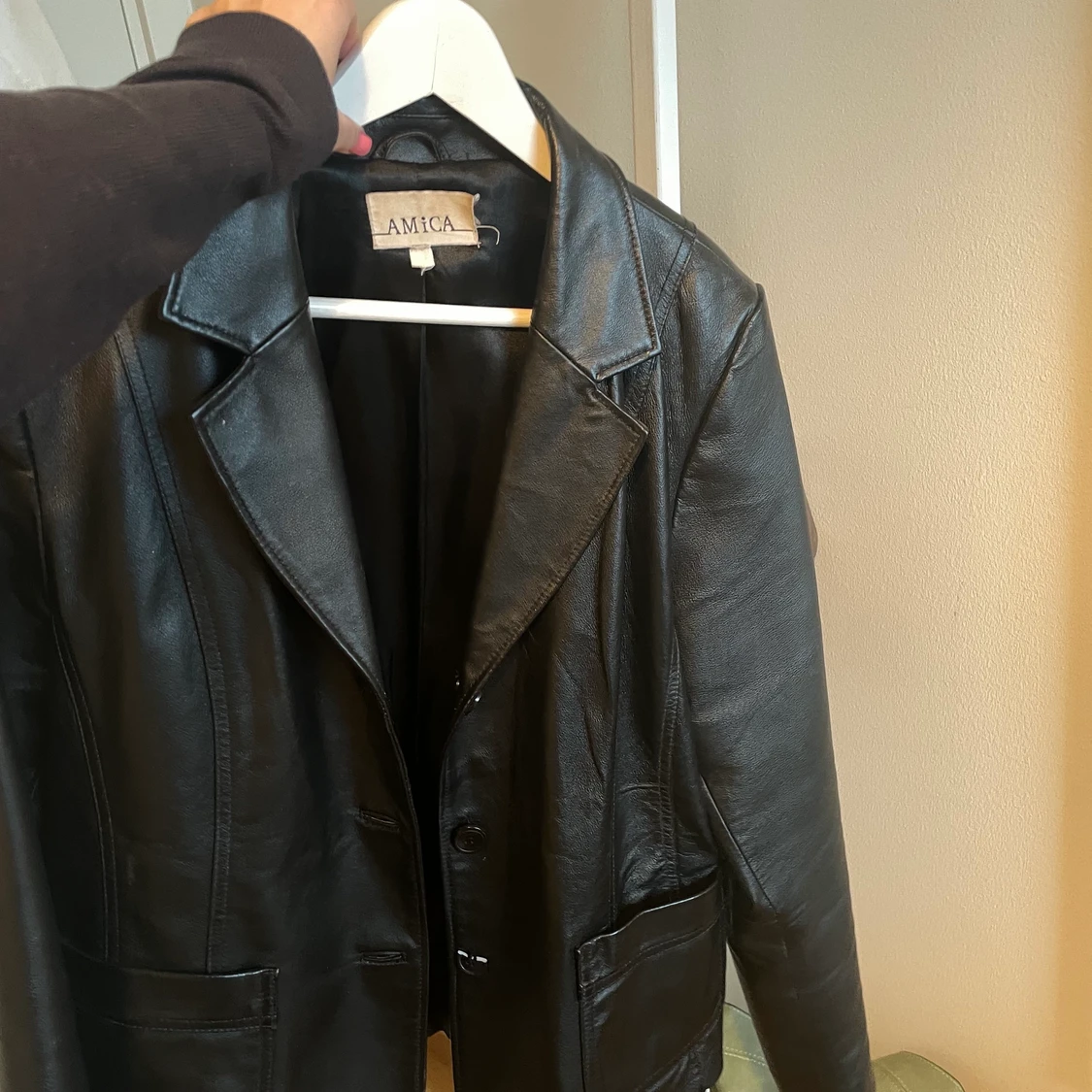 Blazer i skinn  - 90