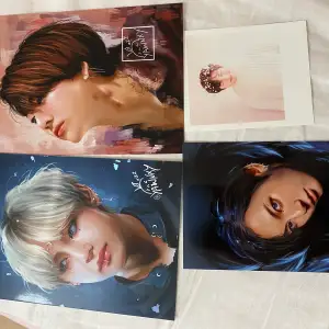 Dessa BTS bilder är i nyskick. De glänser jättefint och är ett fanart. Säljs eftersom att jag längre inte är intresserad av kpop. Bilderna är olika stora men större än ett fotokort. Köptes för 300kr.  Köparen står för frakten :) ❤️