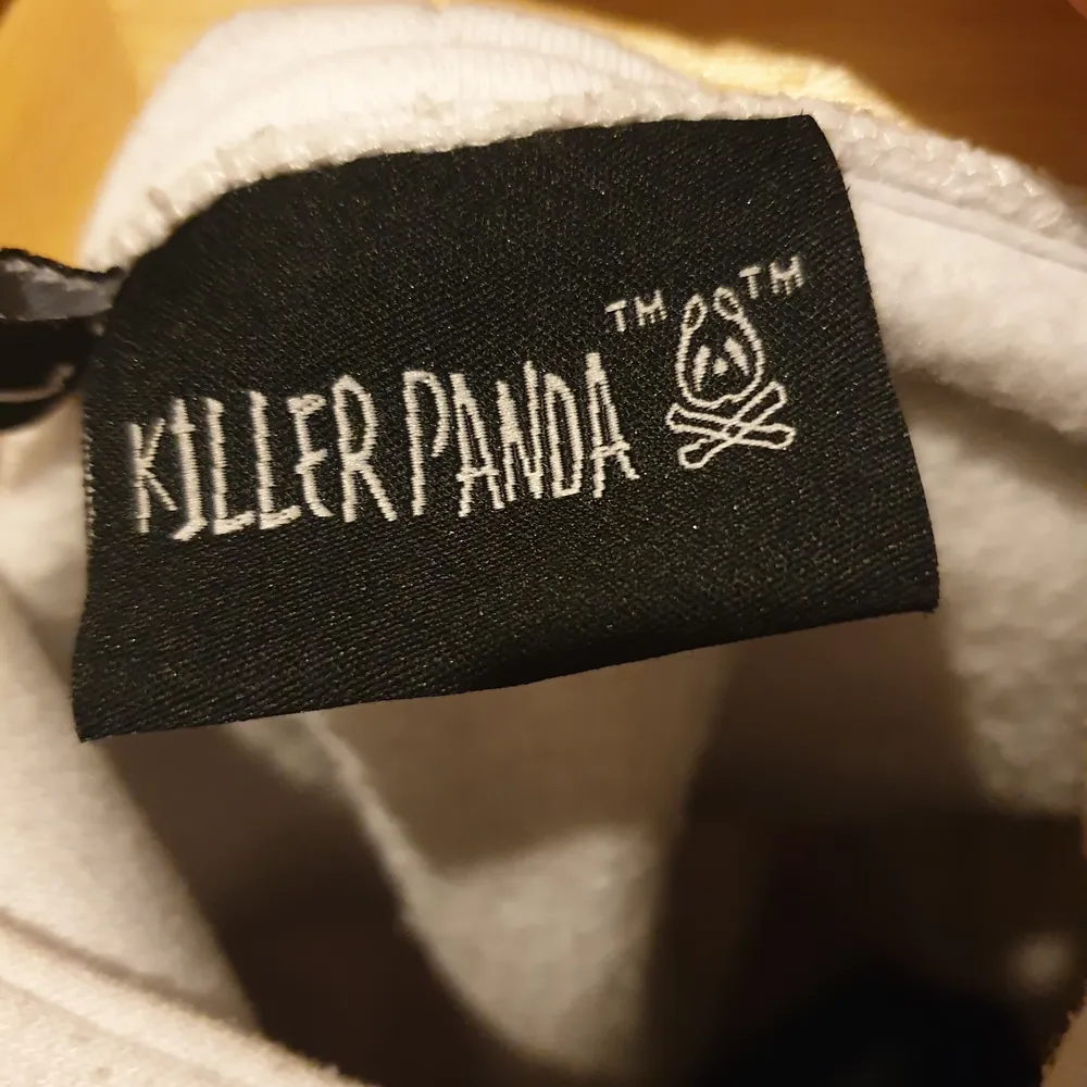 Brand: killer panda, size L, worn about 4 times, sleeves with a paw decor and a hole for your thumb, hood with panda ears, zip up hoodie.. Hoodies.