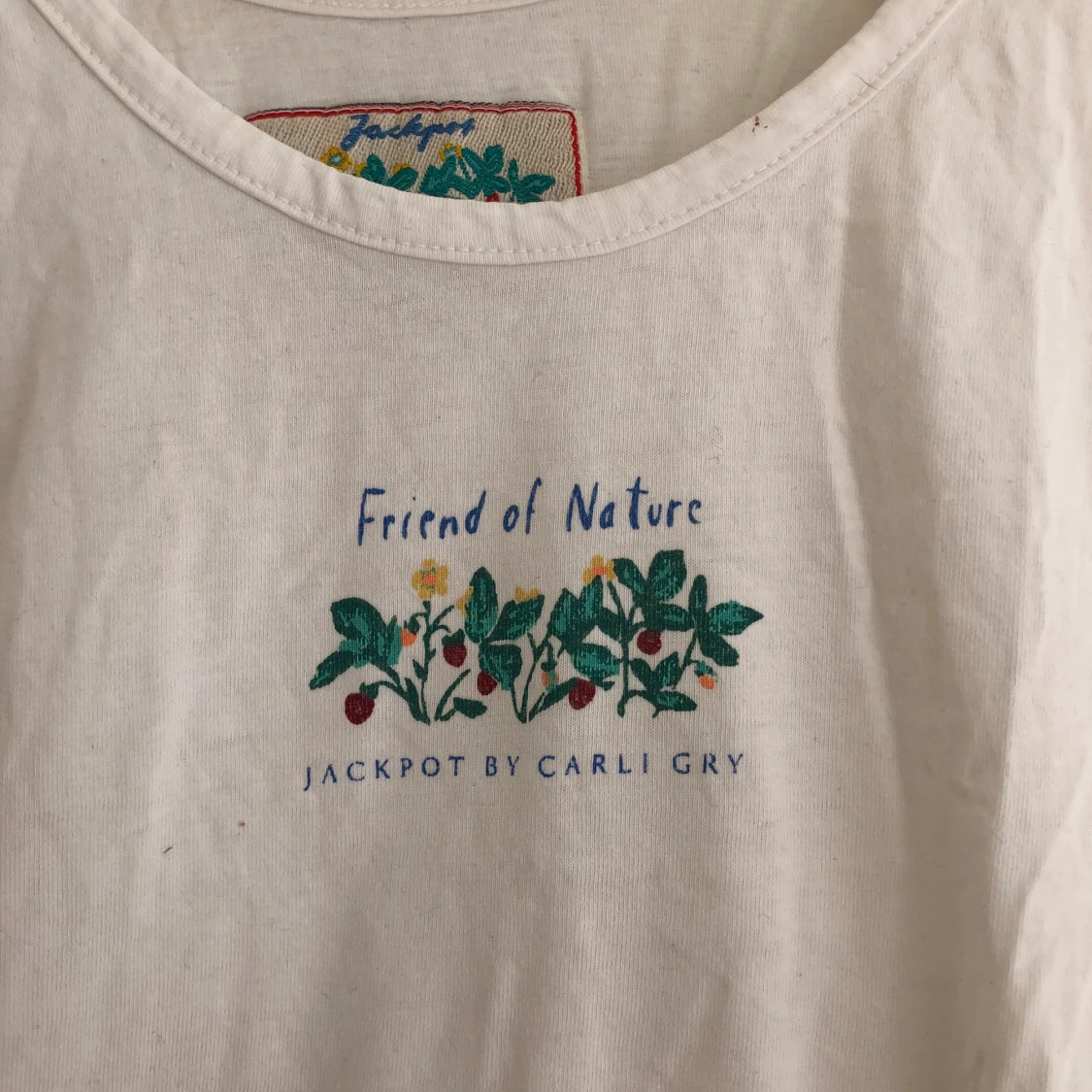 Vintage linne med motiv - 90