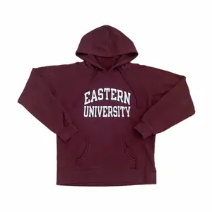 Champion Custom Eastern University Vintage Hoodie Unisex 🤍  Pris: •299kr  Stl: L  Bredd 52cm Längd 62cm  Kontakta mig för mer info 🤩