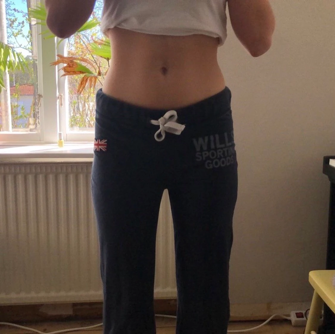 Lågmidjade mjukisbyxor 