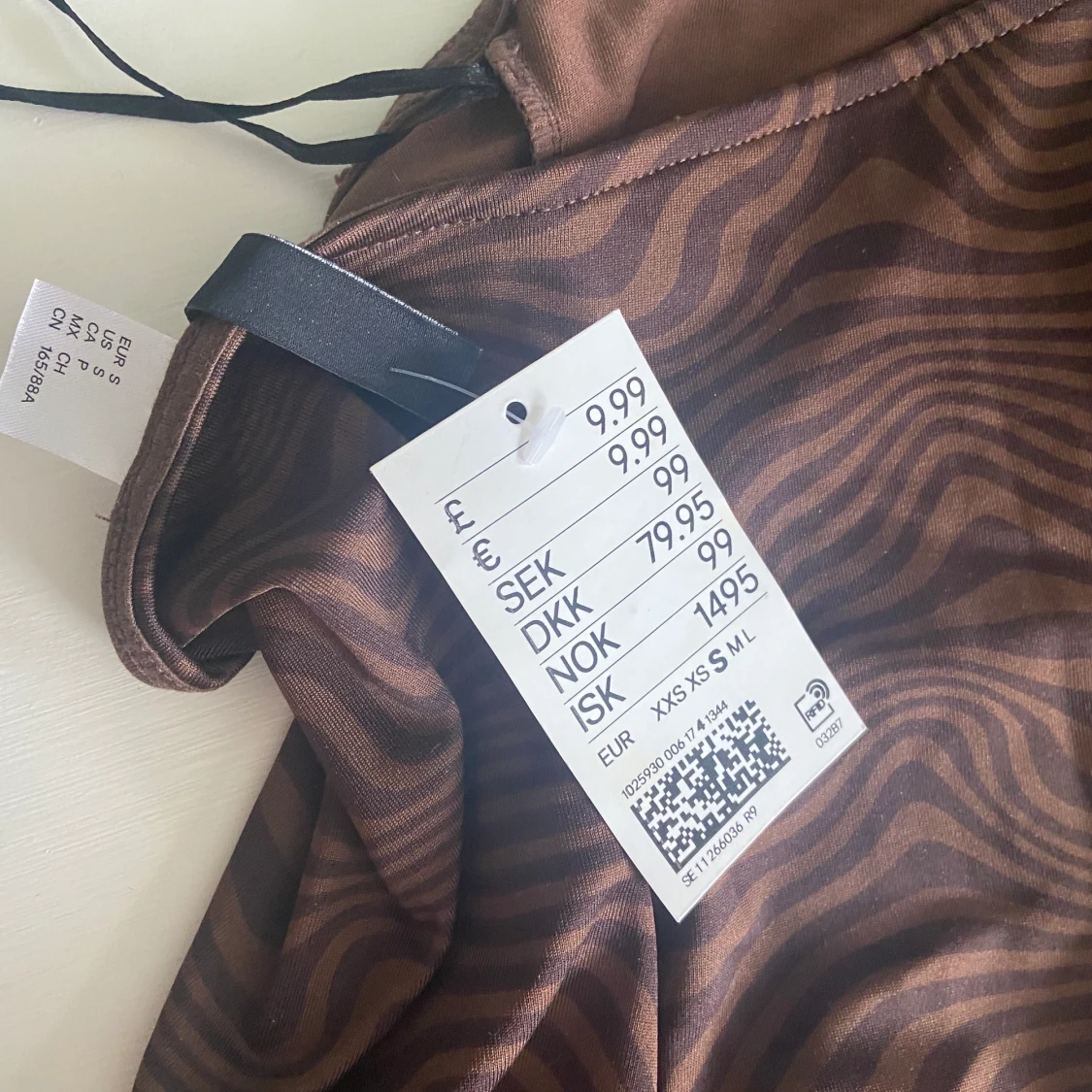 Brun halterneck klänning - 91