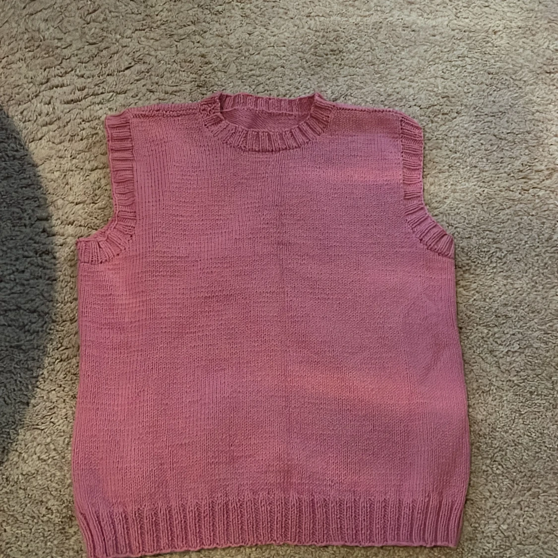 Stickad slipover, strl M