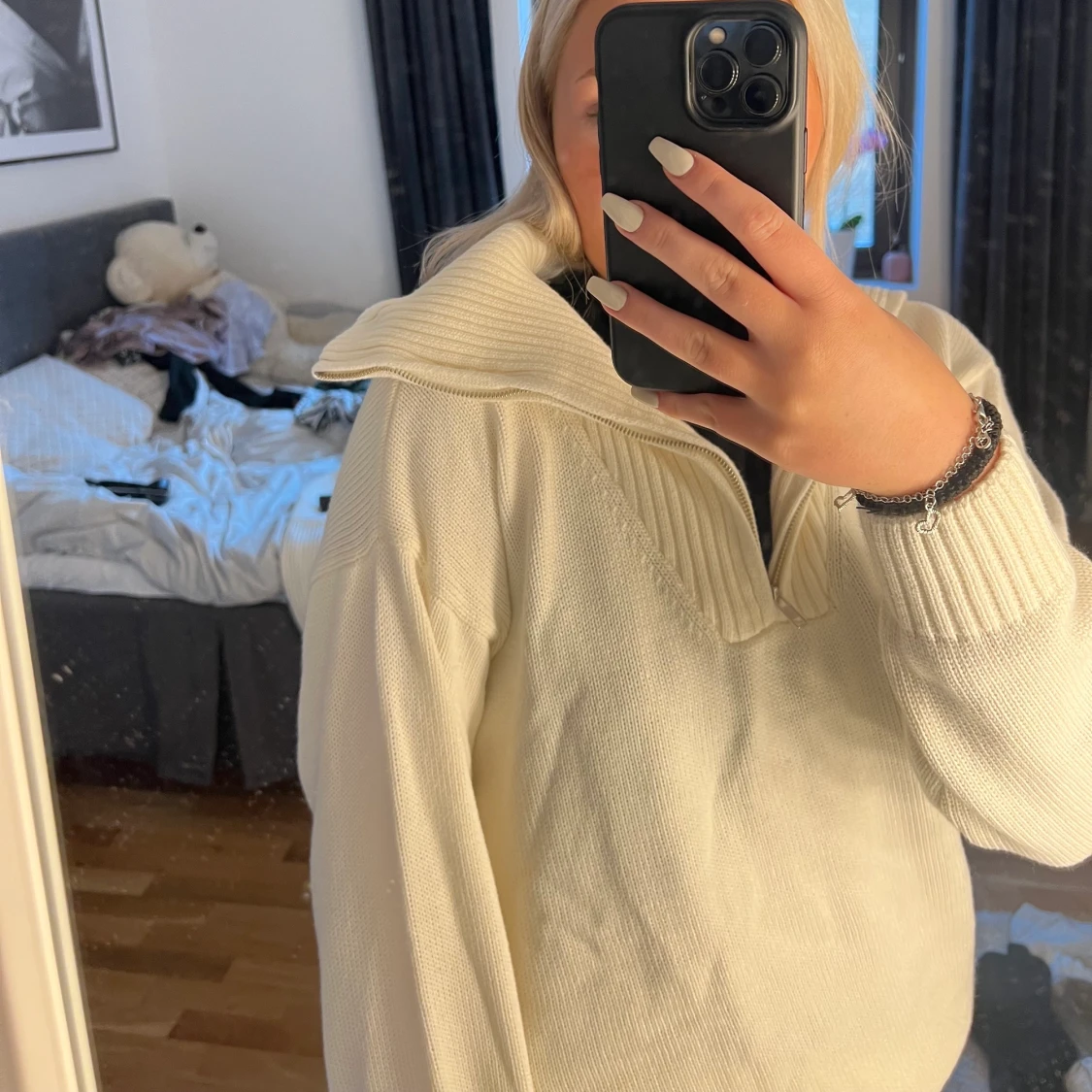 Stickat tröja från zara - 90