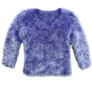 90s Mohair Knitted Sweater - !-20%!Så snygg lila stickad fluffig mohair tröja från 90-talet!😢💕 Väldigt mjuk och tjock!  Croppad passform! Hittar ingen storlek men skulle säga en S! Inga defekter!💋