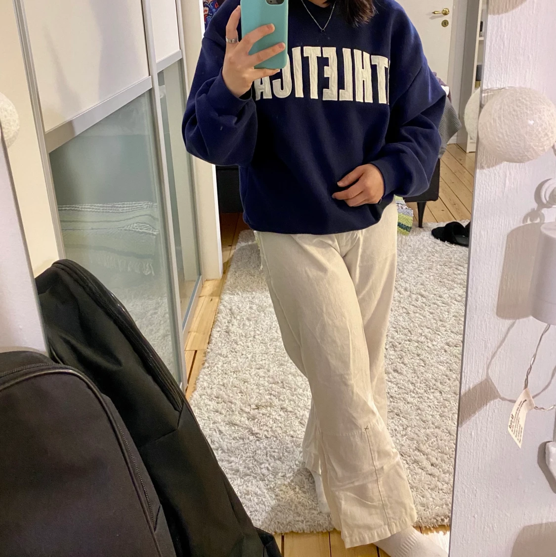 Vita Bomull/ linnebyxor  - 90