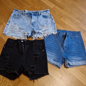 3 hotpants  - Jeans hotpants storlek M - 38