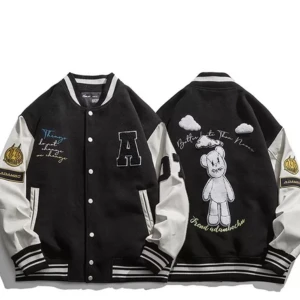 Varsity jacka  - Varsity jacka i svart, olika storlekar och färger finns.