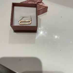 Roséfärgat halsband  - Oanvänt halsband i sin originalbox, vet dessvärre inte var den är ifrån då det var en present 😅