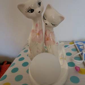 Cute Cat Couple Lamp. It is new but without tag 