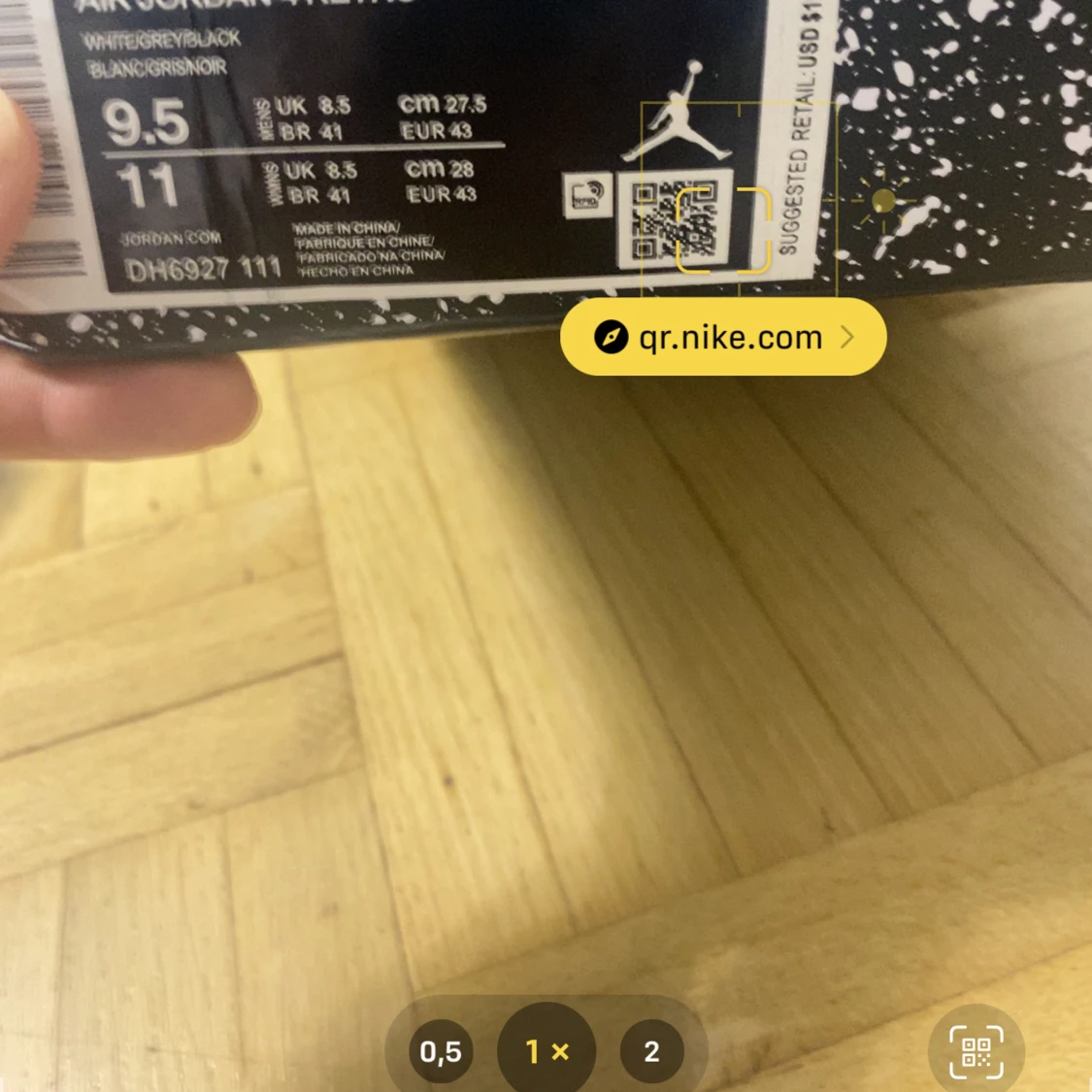 Jordan 4  Retro Military Black - 90