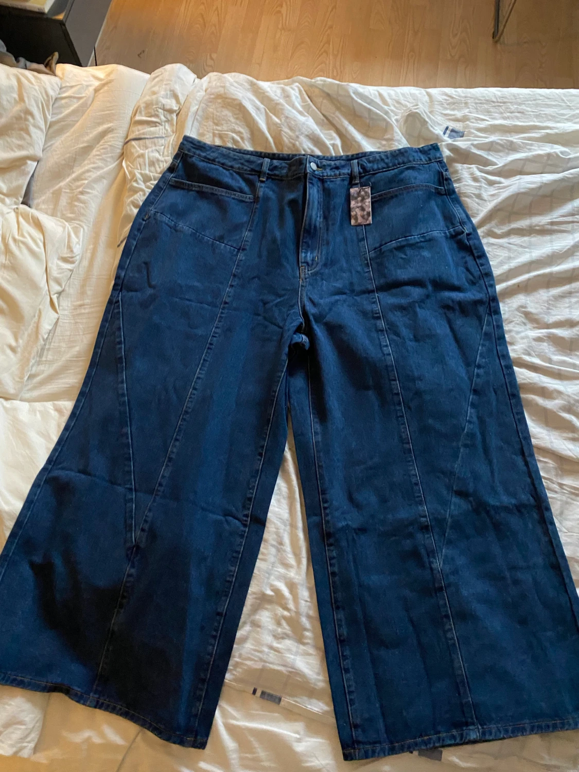 Blåa jeans 4XL