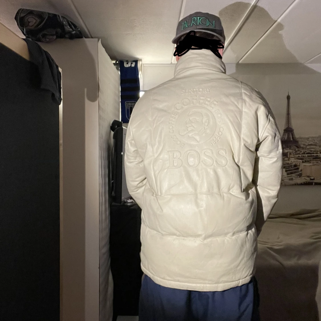 Limited edition coffe boss läder jacka - 91