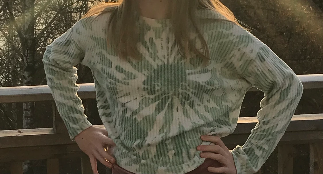 Grön färgad tröja 💚