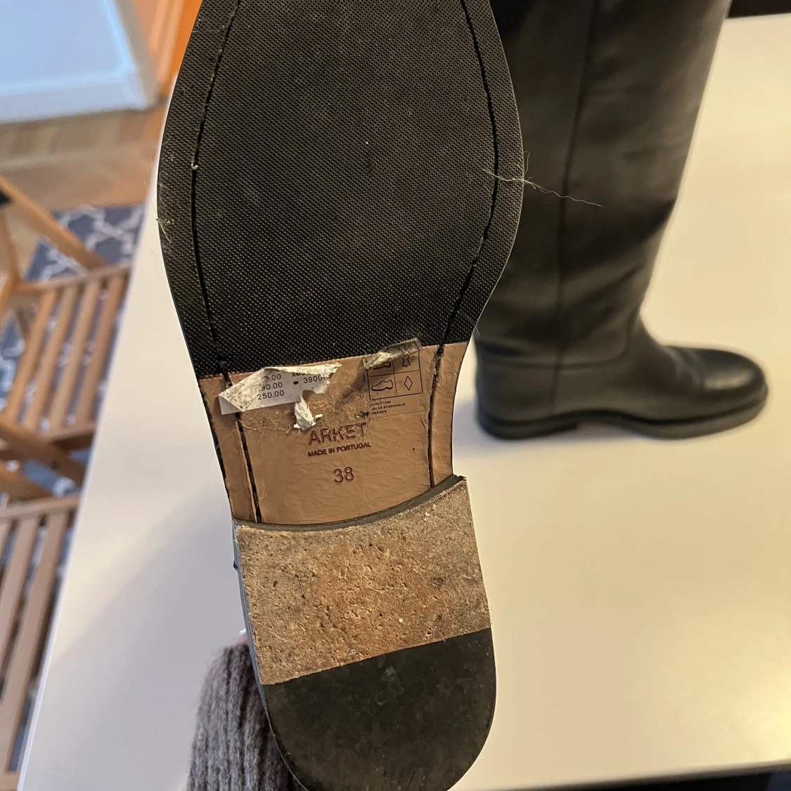 Höga Skinnstövlar ARKET - 91