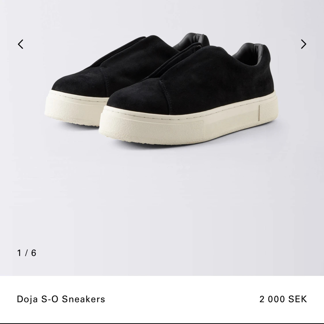 Eytys doja suede black
