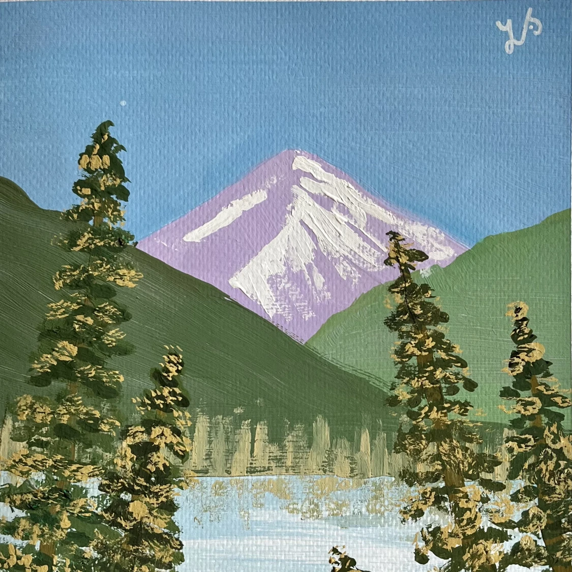 Original akrylmålning - 90