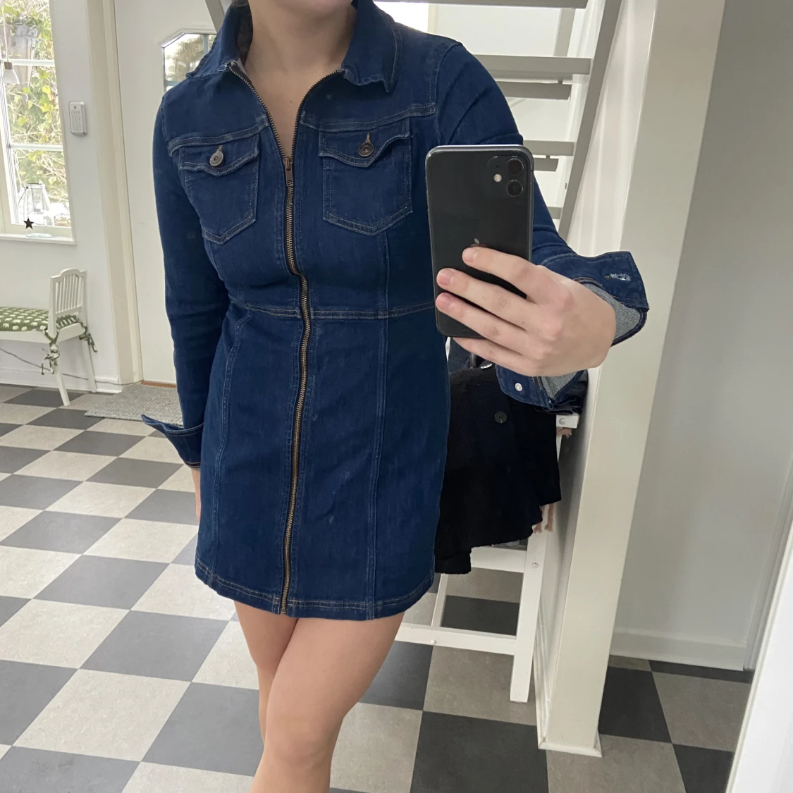 Jeans klänning  - 90