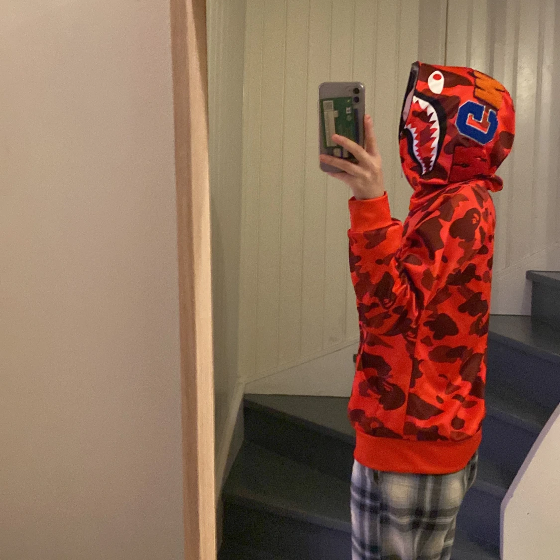 Säljer min bape hoodie 