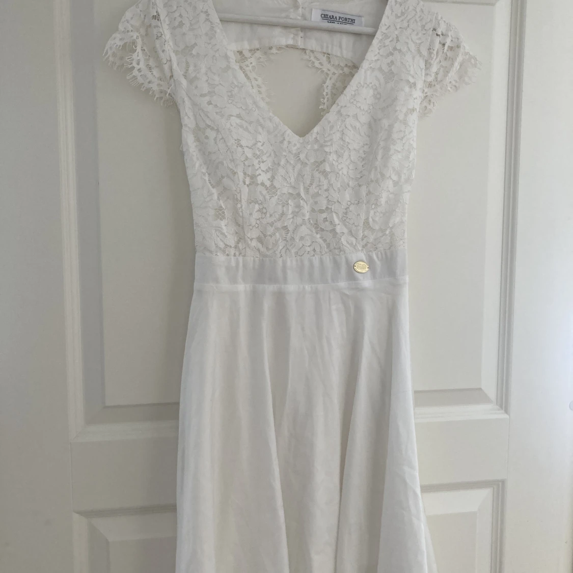 Vit klänning  - 90
