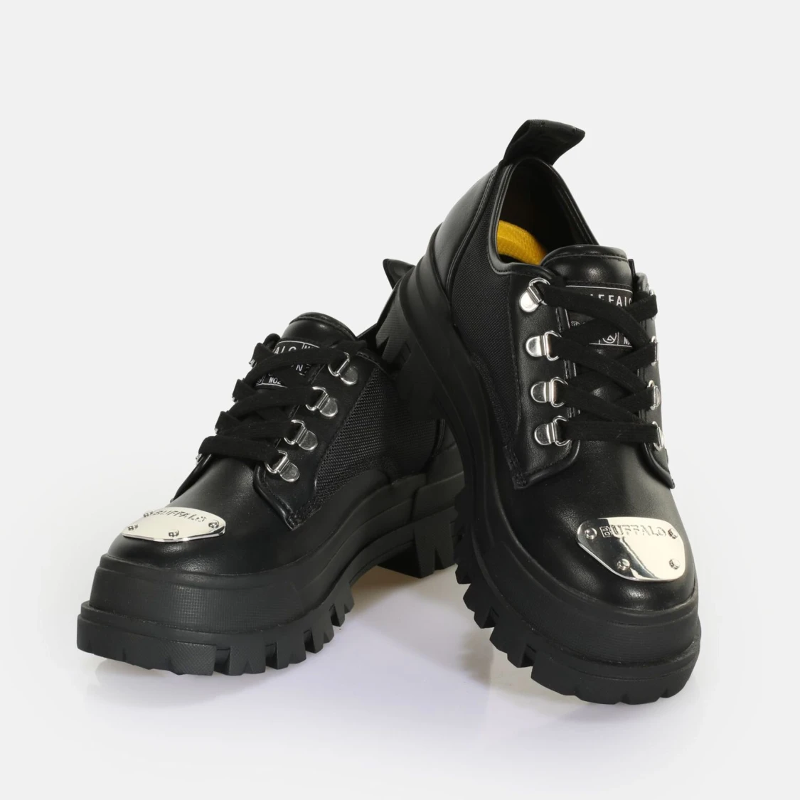 Aspha CLS Steel Laceup LO men's vegan low sneaker, black