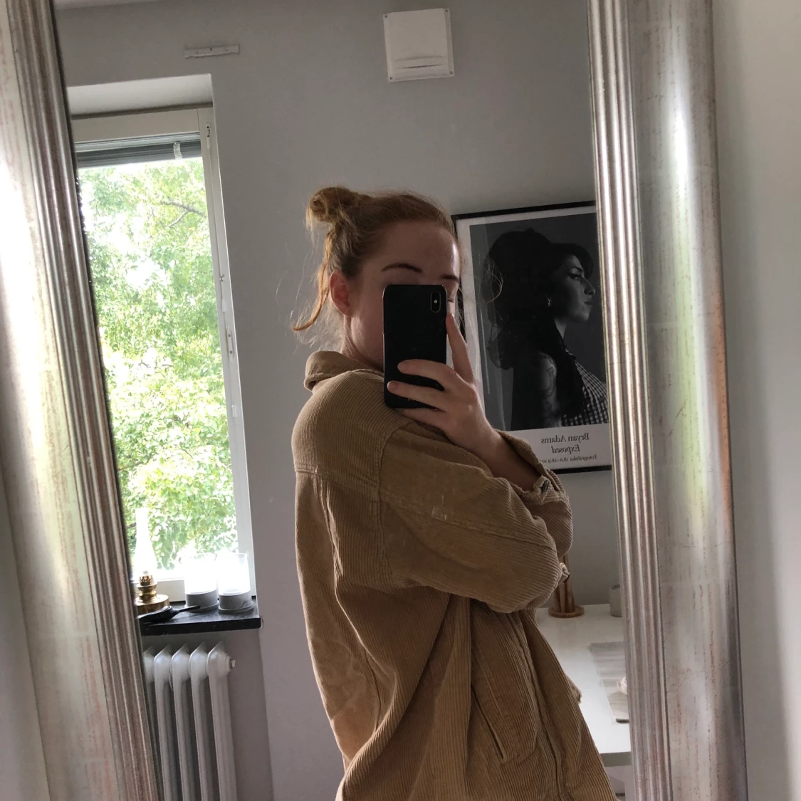 Beige Manchesterjacka - 90